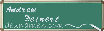 Andrew Weinert Visitenkarte